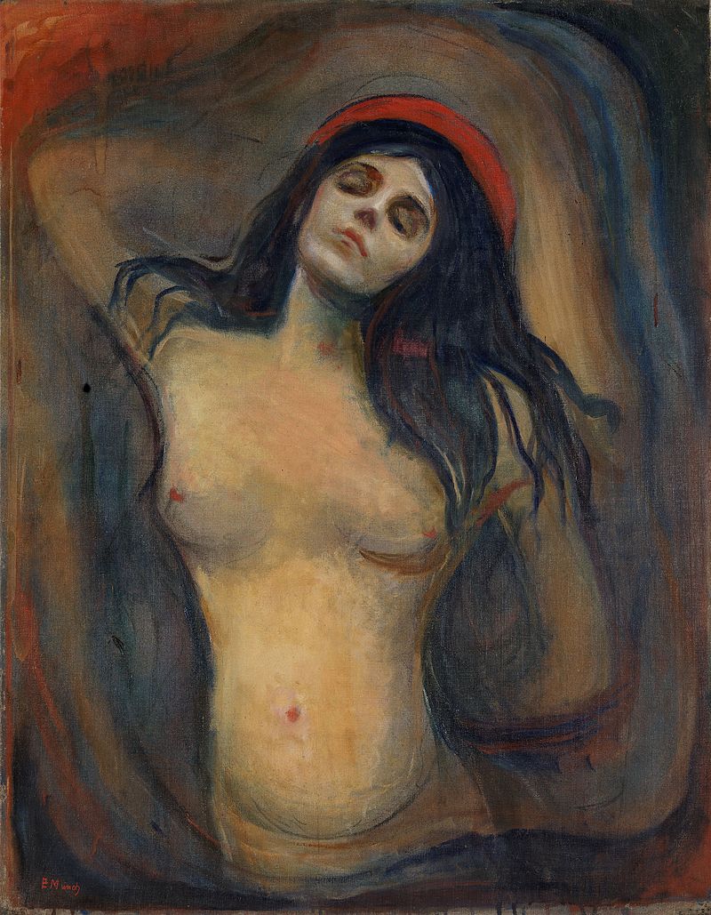 Edvard Munch, Madonna, 1894-5. Munch Museum, Oslo