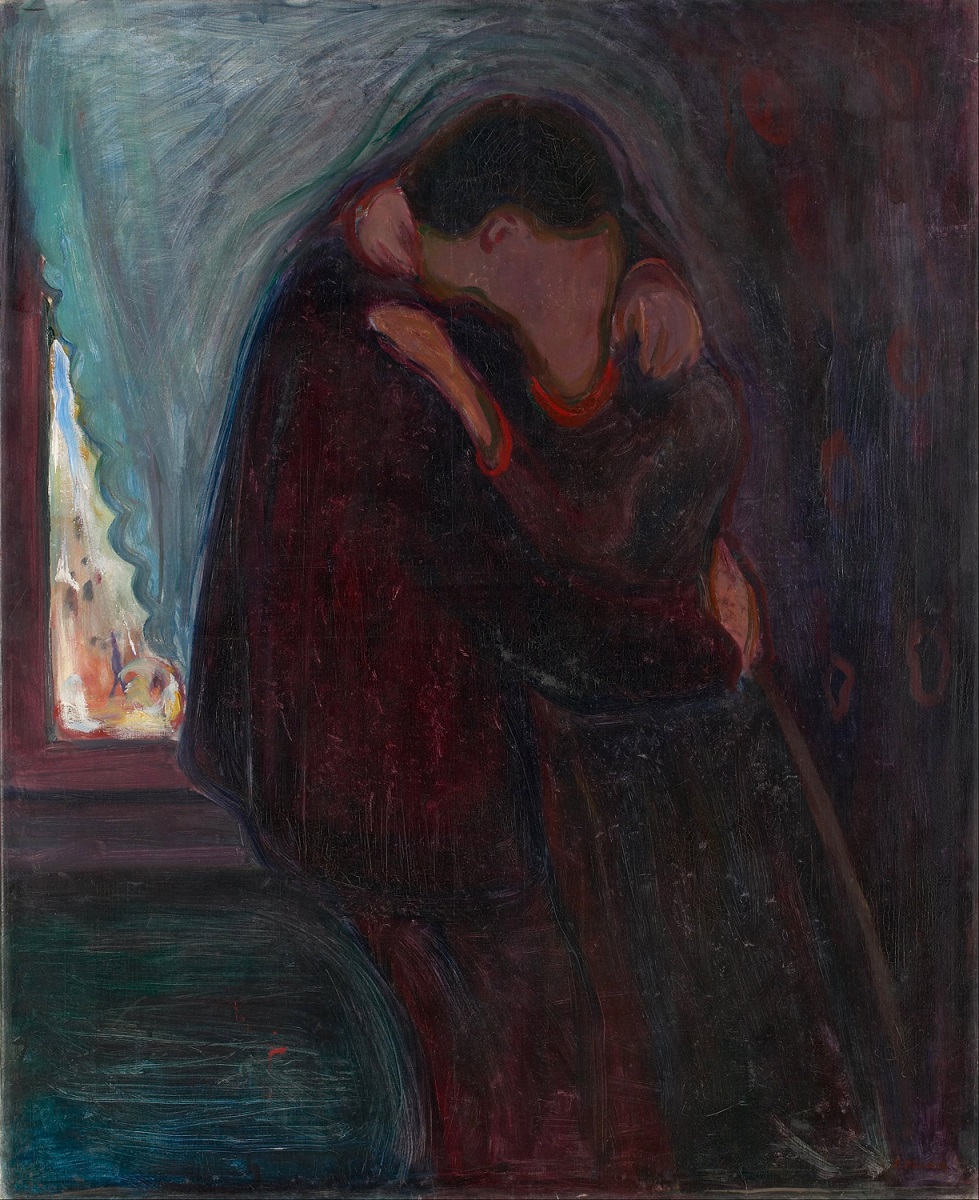 Edvard Munch, The kiss, 1897. Munch Museum, Oslo
