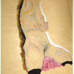 Egon Schiele, Nudo (Torso femminile), 1911, matita e acquerello su carta. Collezione privata in deposito presso la Fondazione Musei Civici di Venezia, Ca’ Pesaro-Galleria Internazionale d’Arte Moderna