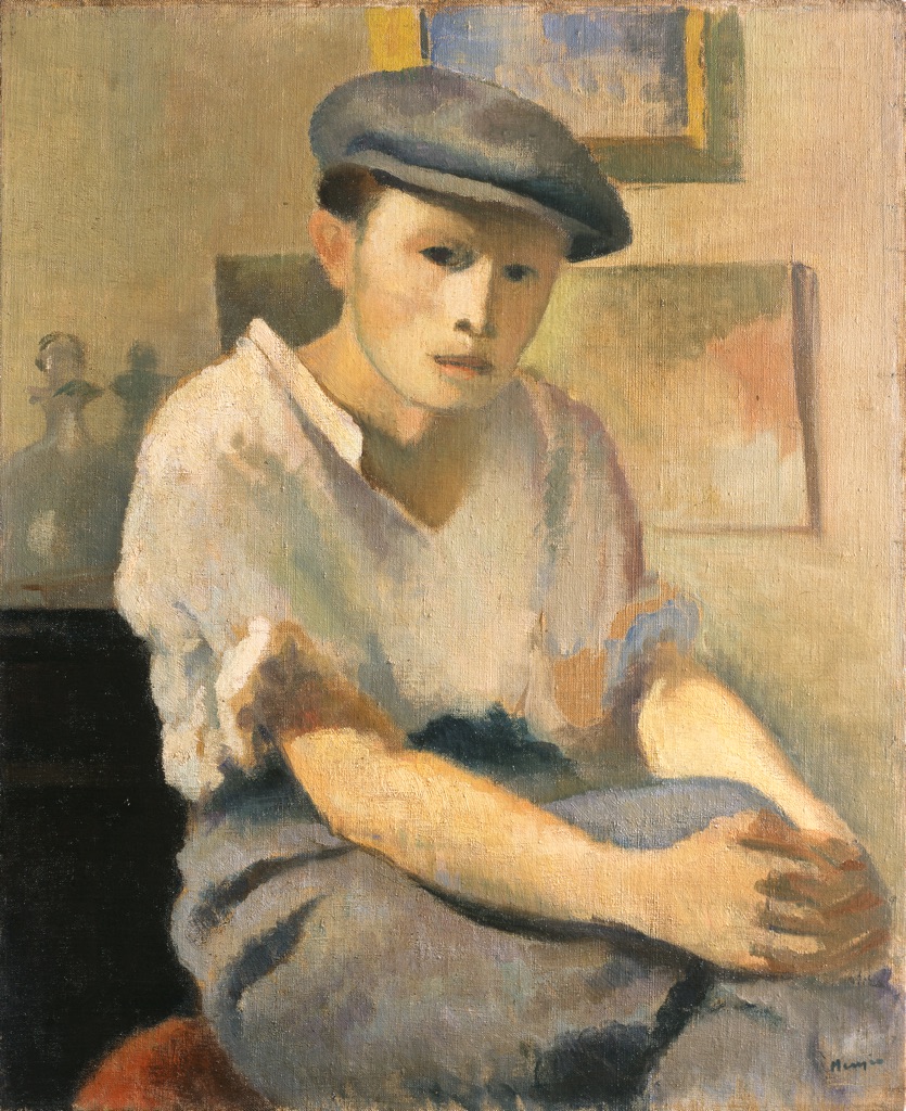Francesco Menzio, Ritratto di giovane, 1929. Collezione Giuseppe Iannaccone