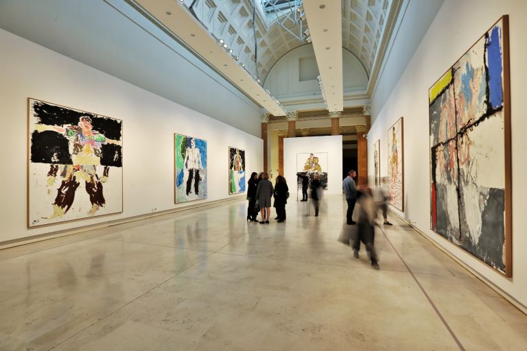 Georg Baselitz. Gli Eroi. Exhibition view at Palazzo delle Esposizioni, Roma 2017
