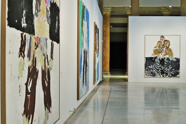 Georg Baselitz. Glie Eroi, Palazzo delle Espsizioni, Roma, 2017, veduta della mostra