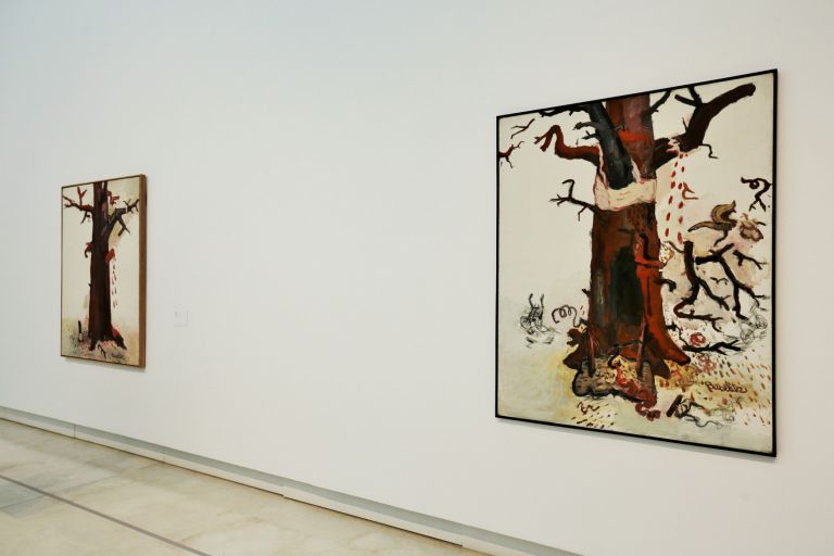 Georg Baselitz. Glie Eroi, Palazzo delle Espsizioni, Roma, 2017, veduta della mostra