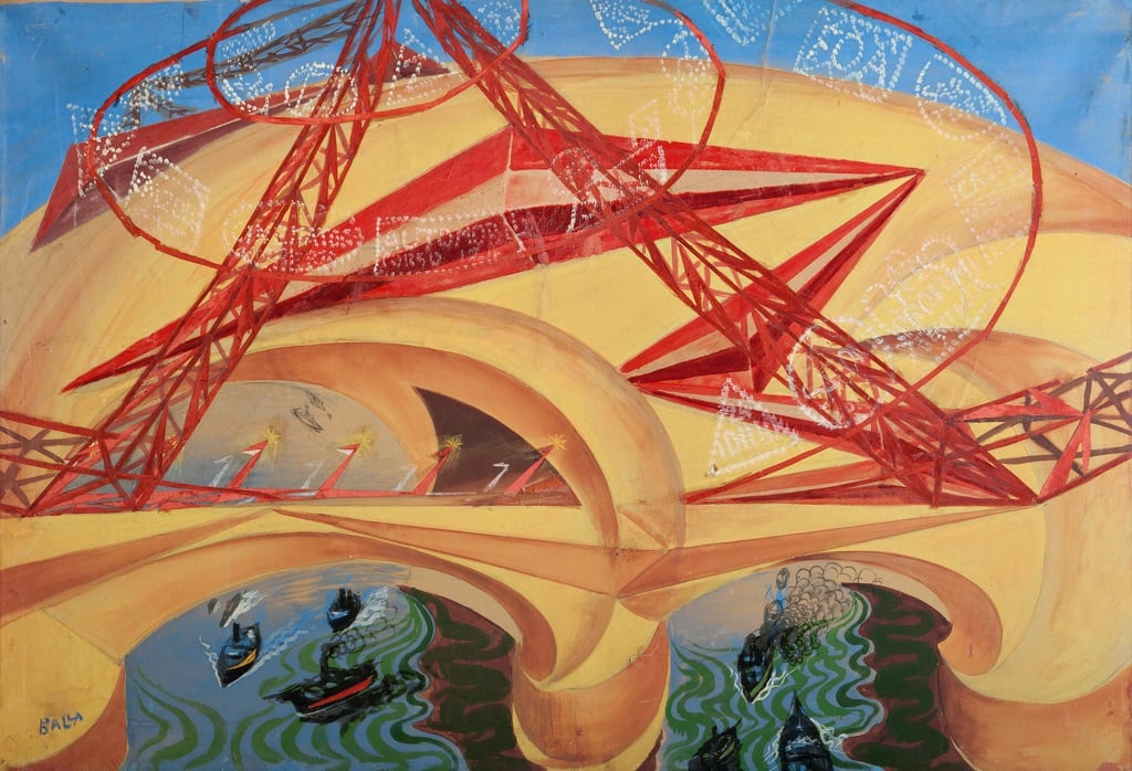 Giacomo Balla, Ponte della velocità, 1913-15. Dono Elica e Luce Balla, 1984 © Galleria Nazionale d’Arte Moderna e Contemporanea di Roma