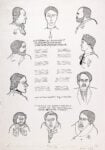 Gianfranco Baruchello, Senza titolo (Bozzetto per annuncio “Festival di poesia Di-versi in versi”, Roma, 14-16 Febbraio 1986), 1986, inchiostro su fotocopia, 420 x 297 mm, Collezione Galleria Civica di Modena