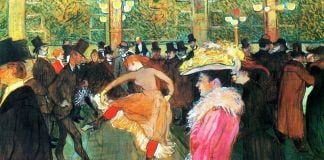 Henri De Toulouse-Lautrec, Au Moulin Rouge. La Danse,1889-90