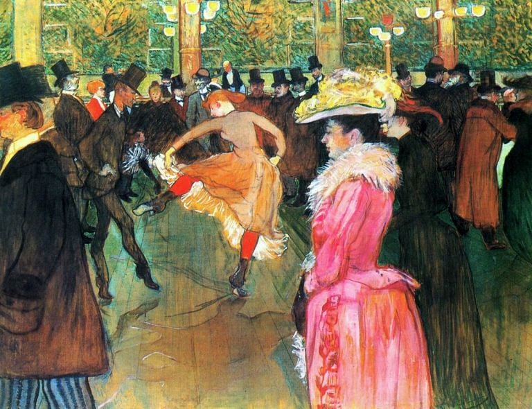 Henri De Toulouse-Lautrec, Au Moulin Rouge. La Danse,1889-90