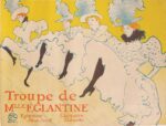 Henri de Toulouse-Lautrec, La Troupe de Mademoiselle Églantine, 1896, Color Lithography, 61,7x80,4 cm. Ph. © Herakleidon Museum, Athens Greece