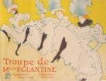 Henri de Toulouse-Lautrec, La Troupe de Mademoiselle Églantine, 1896, Color Lithography, 61,7x80,4 cm. Ph. © Herakleidon Museum, Athens Greece