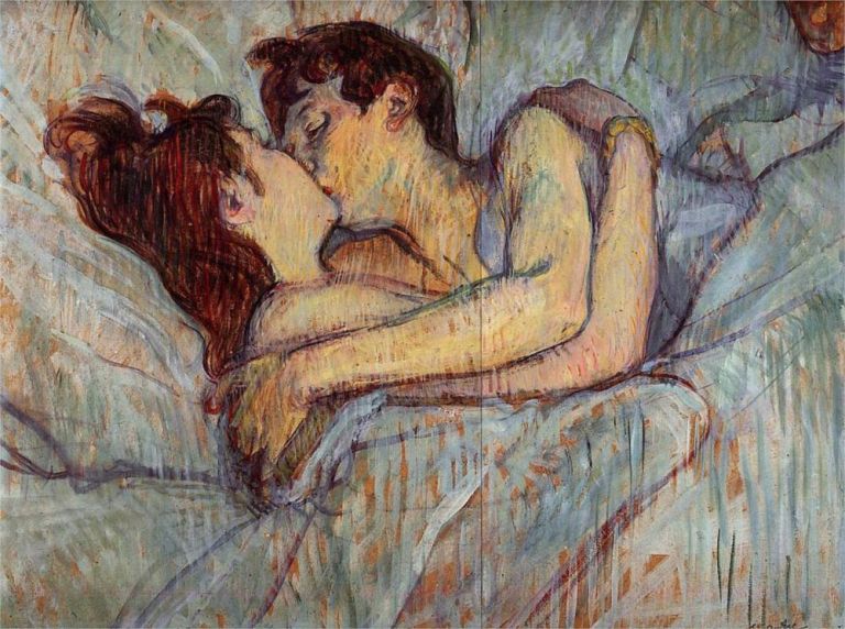 Henri de Toulouse-Lautrec. Dans le Lit, le Baiser, 1892