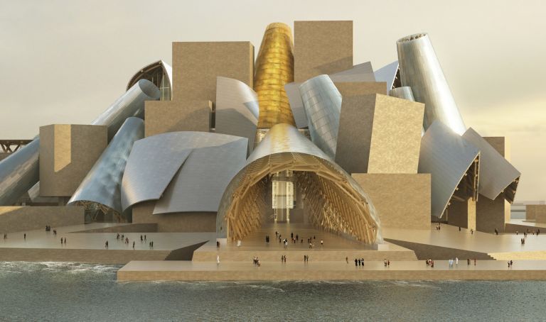 Il Guggenheim di Abu Dhabi.