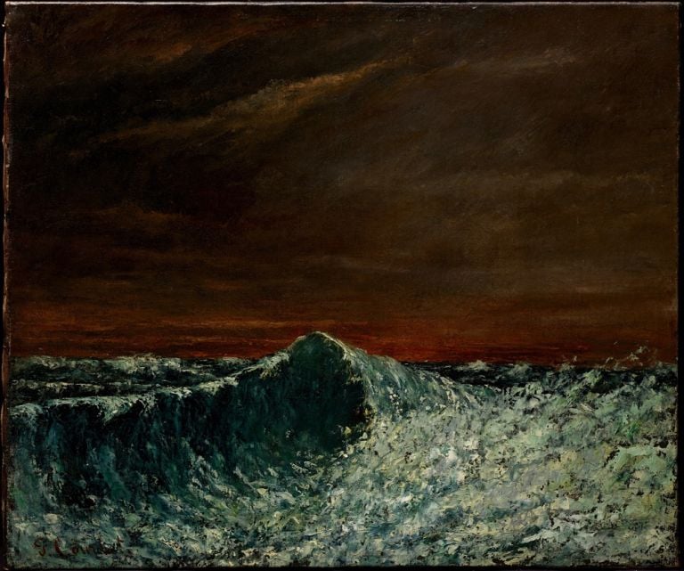 Intuition, Palazzo Fortuny, Venezia, 2017. Gustave Courbet (France, 1819-1877) « La Vague » 1872-1873. Oil on canvas. Collection de Bueil & Ract-Madoux