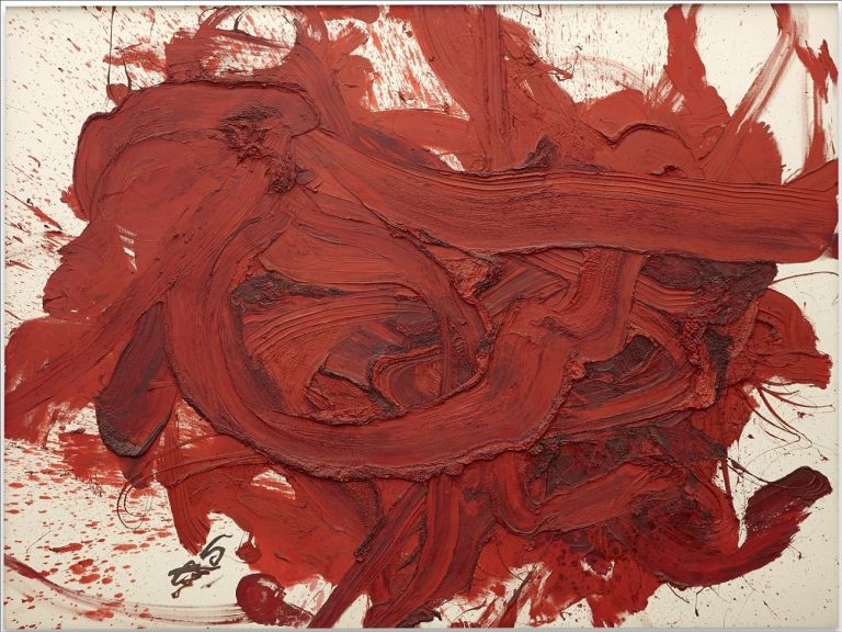 Kazuo Shiraga Suiju 1985 oil on canvas 194 x 259 cm 1 Axel Vervoordt in corsa. Nuova galleria ad Anversa e un’altra mostra gioiello a Palazzo Fortuny