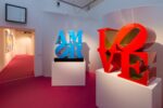 Love. Robert Indiana. Installation view at Chiostro del Bramante, Roma 2017. Photo Giovanni De Angelis