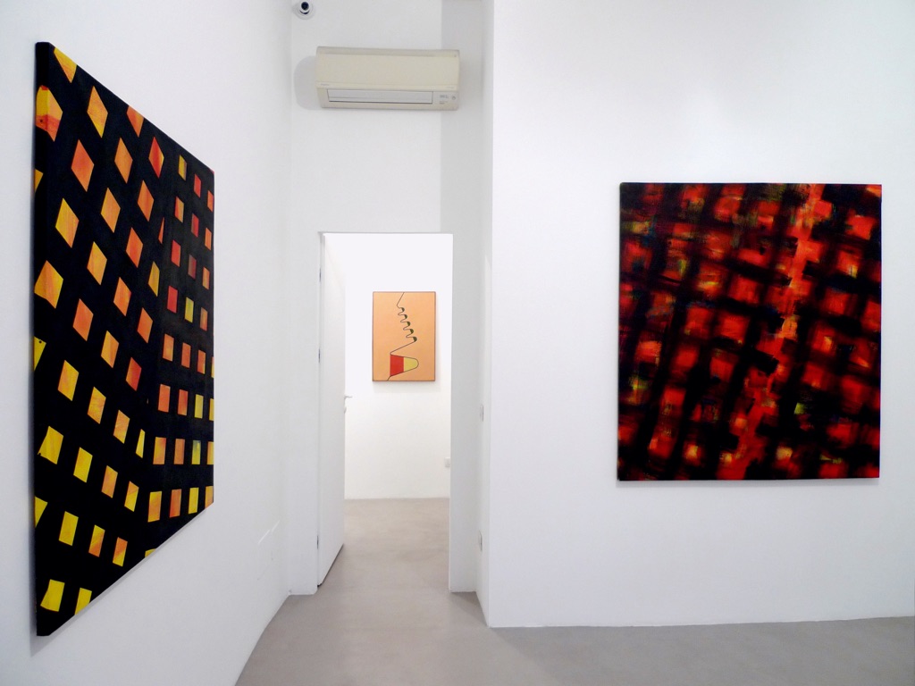 Mario Nigro. Dal Ritmo verticale allo Spazio totale. Exhibition view at A Arte Invernizzi, Milano 2017. Photo Antoh Mansueto