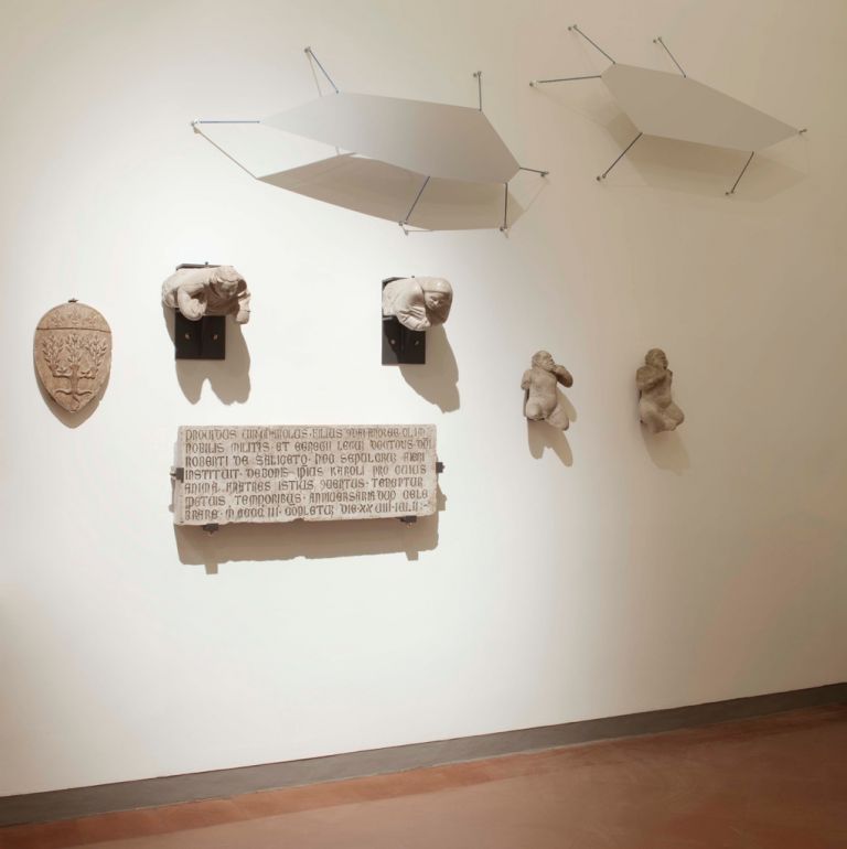 Martino Genchi. Raccogli la cosa nell’occhio. Installation view at Museo Civico Medievale, Bologna 2017. Photo Matteo Monti. Courtesy Istituzione Bologna Musei