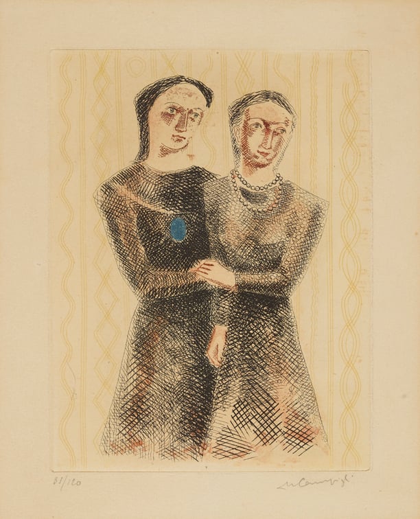 Massimo Campigli, Le due sorelle, 1931. Mart, Collezione Allaria