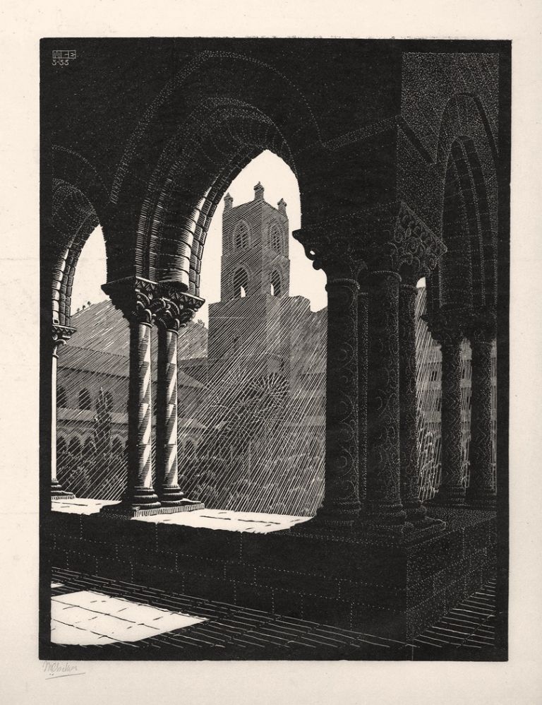 Maurits Cornelis Escher, Cloister of Monreale