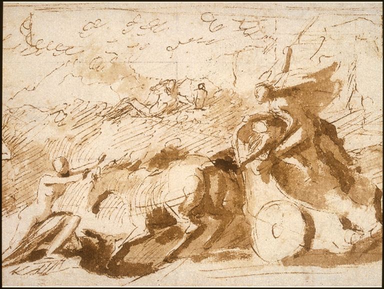 Nicolas Poussin, Plutone rapisce Proserpina, 16,9 x 24,4 cm. Parigi, Collezione Prat