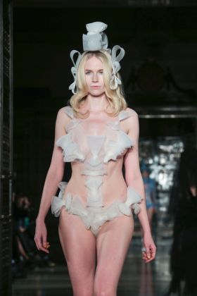 Pam Hogg, Future Past/ War and Peace collection, Spring/Summer 2014, Ready-to-wear. Image by kind permission of SimonArmstrong.com