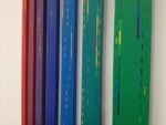Paolo Minoli. Metrica colore musica. Exhibition view at Galleria Giovanni Bonelli, Milano 2017