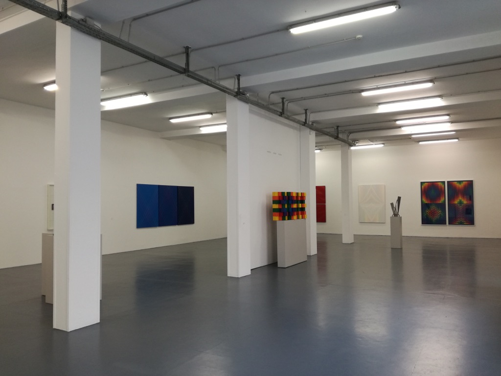 Paolo Minoli. Metrica colore musica. Exhibition view at Galleria Giovanni Bonelli, Milano 2017