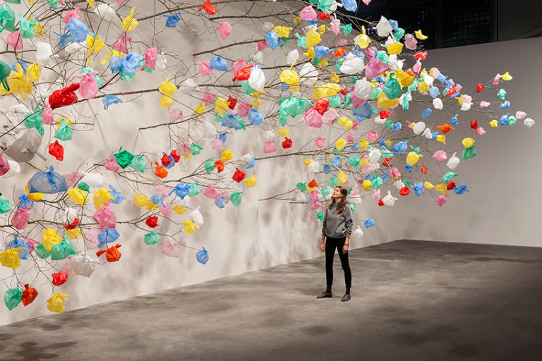 Pascale Marthine Tayou, Plastic Tree, ph. designboom