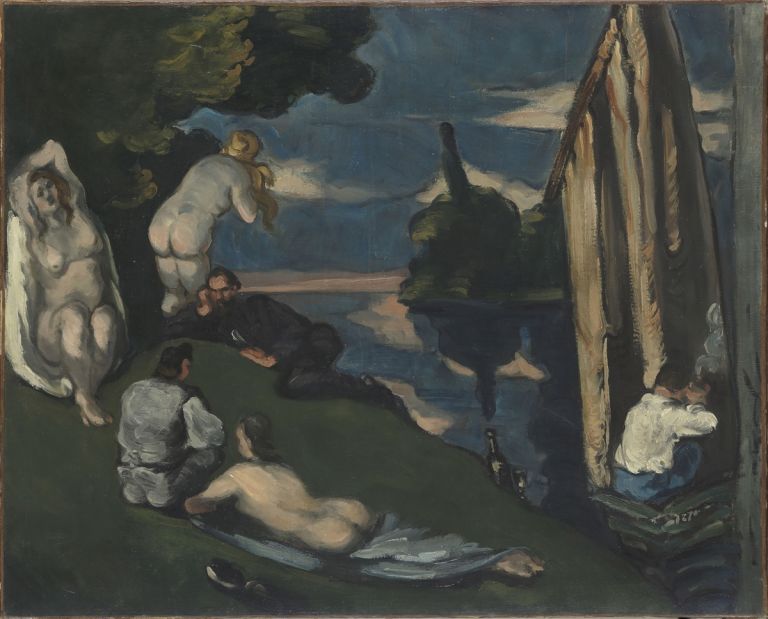 Paul Cézanne, Pastorale, 1870, olio su tela, 65 x 81,5 cm, Parigi, Musée d’Orsay © René-Gabriel Ojéda – RMN-Réunion des Musées Nationaux – distr. Alinari