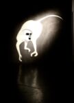 Sergio Ragalzi, Parola alle Scimmie, installazione sonora a cura di Elsa Agalbato, Fabio Sargentini, L'Attico, Roma 2017. Photo Donatella Pinocci