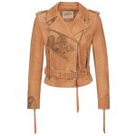 Tod's Tattoo, Biker jacket in pelle scamosciata