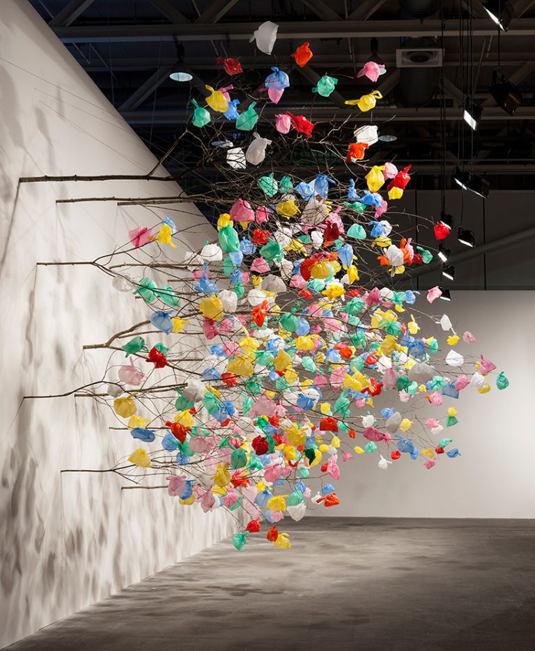 Pascale Marthine Tayou, Plastic Tree, ph. designboom