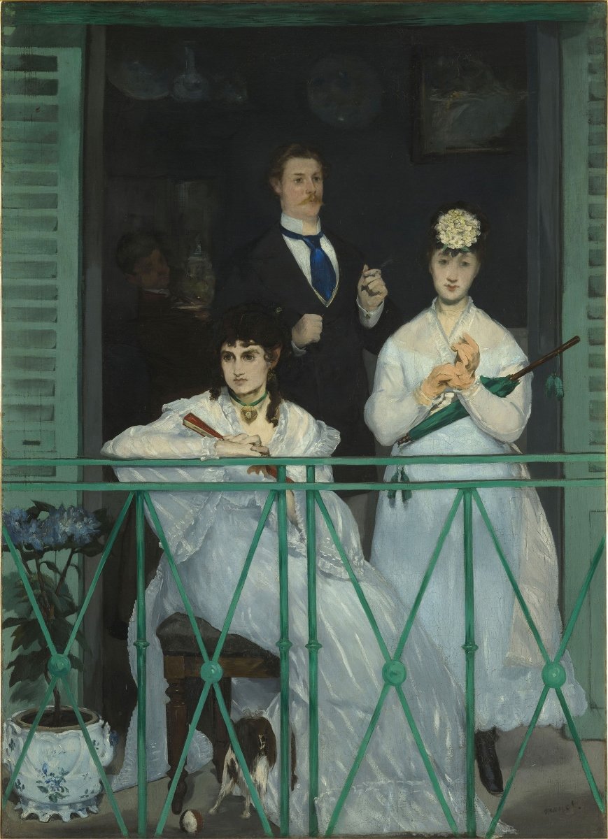 Édouard Manet, Il balcone, 1868-1869, olio su tela, 170 x 125 cm, Parigi, Musée d’Orsay © René-Gabriel Ojéda – RMN-Réunion des Musées Nationaux – distr. Alinari