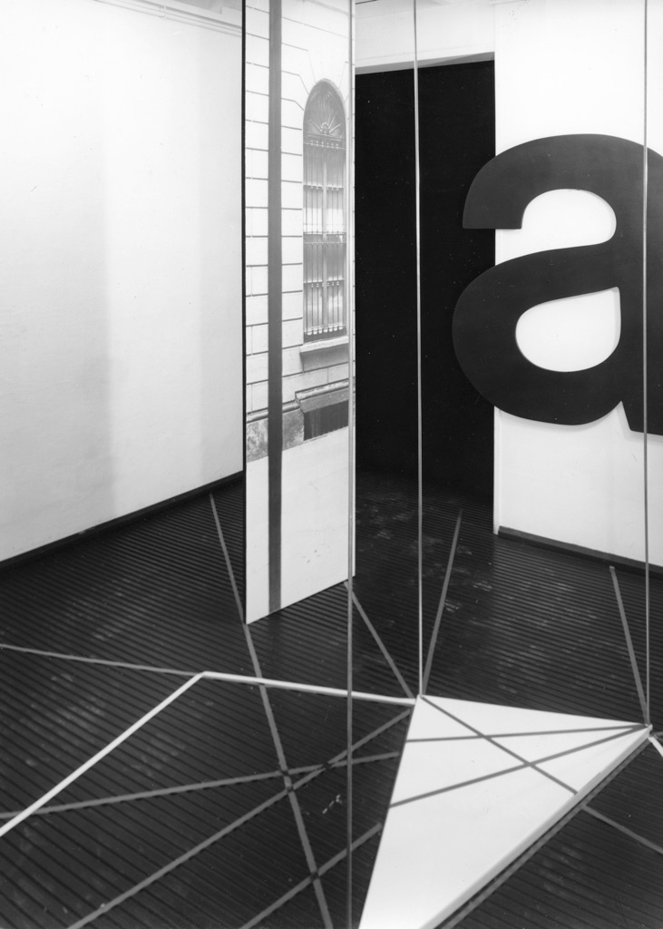 Amalia Del Ponte, Ipotesi di Grande Tropo (installation view), 1968, progetto site specific per il Salone Annunciata