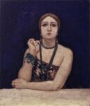 Anselmo Bucci, Rosa Rodrigo (La bella), 1923, olio su tela. Courtesy Matteo Mapelli-Galleria Antologia, Monza