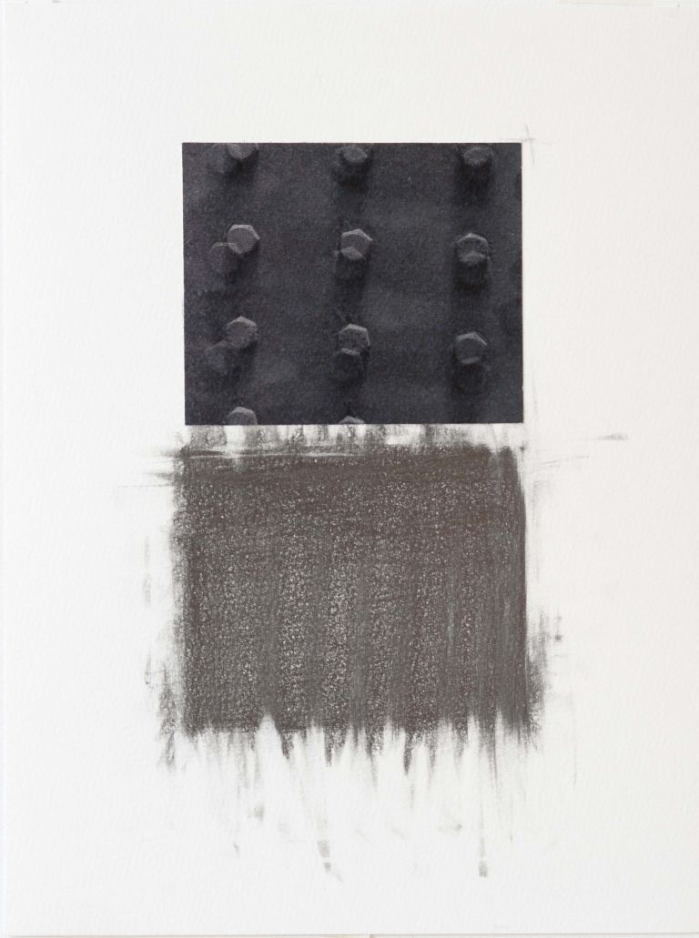 Claudia Peill, Senza titolo, 2015, collage e grafite su carta, 41x31 cm