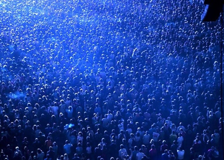 Cristian Castelnuovo, Stadium crowd, 2006. Stampa fotografica digitale montata su dibond