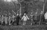 Edward Barber, Embrace the Base, Greenham Common, Berkshire, 1982 © Edward Barber