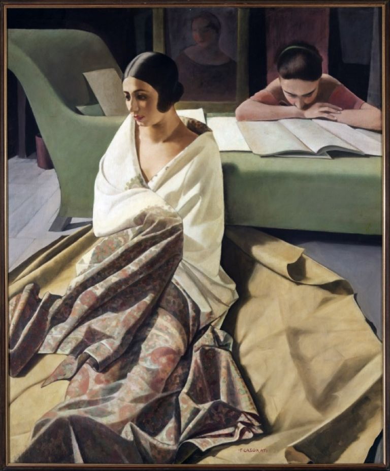 Felice Casorati, Raja, 1924-25, tempera su tavola. Collezione privata