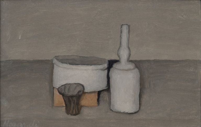 Giorgio Morandi, una tela esposta ad Artipelag, Gustavsberg (Stoccolma), per Edmund de Waal Giorgio Morandi, 2017