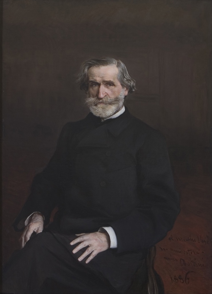Giovanni Boldini, Ritratto di Giuseppe Verdi seduto, 1886. Casa di Riposo per Musicisti-Fondazione Giuseppe Verdi