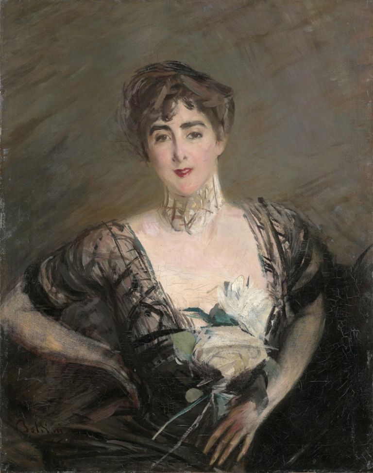 Giovanni Boldini, Ritratto di Josefina Alvear de Errazuriz, 1892. Collezione Valter e Paola Mainetti