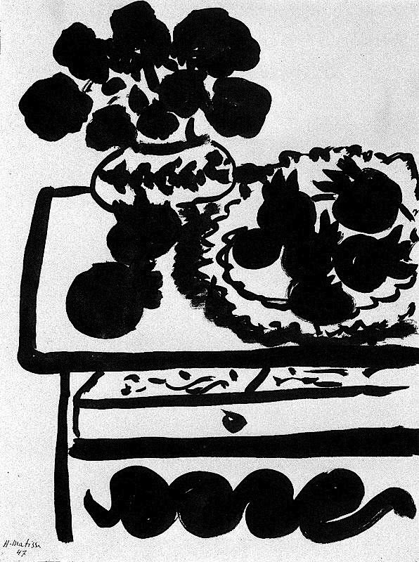 Henri Matisse - Dahlias and Pomegranates