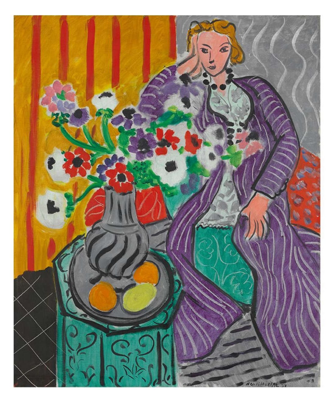 Henri Matisse, Purple Robe and Anemones, 1937