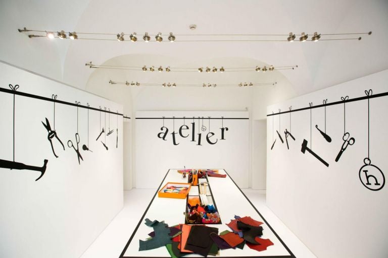 Hermés, pop-up store via Condotti, Roma, Ph. adnkronos