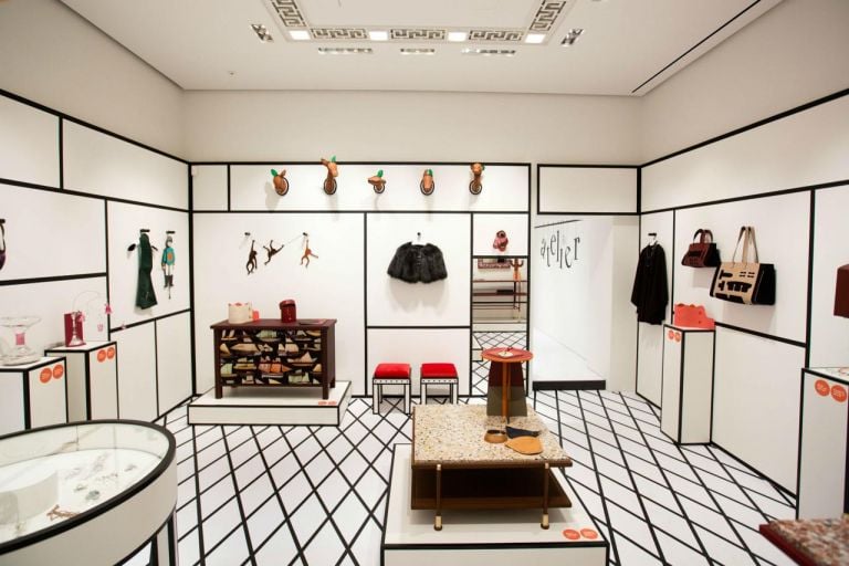 Hermés, collezione Petit h, pop-up store via Condotti, Roma, Ph. adnkronos