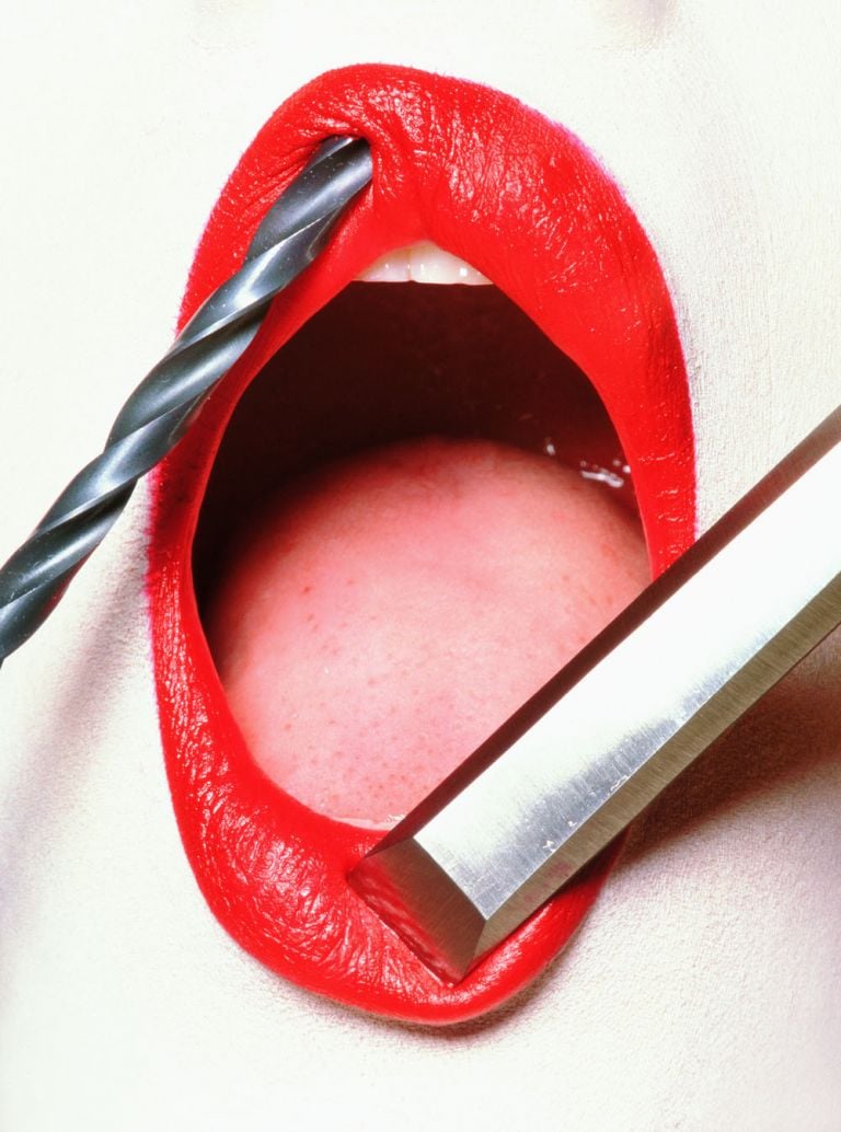 Irving Penn, Lips for Vogue US, 1995