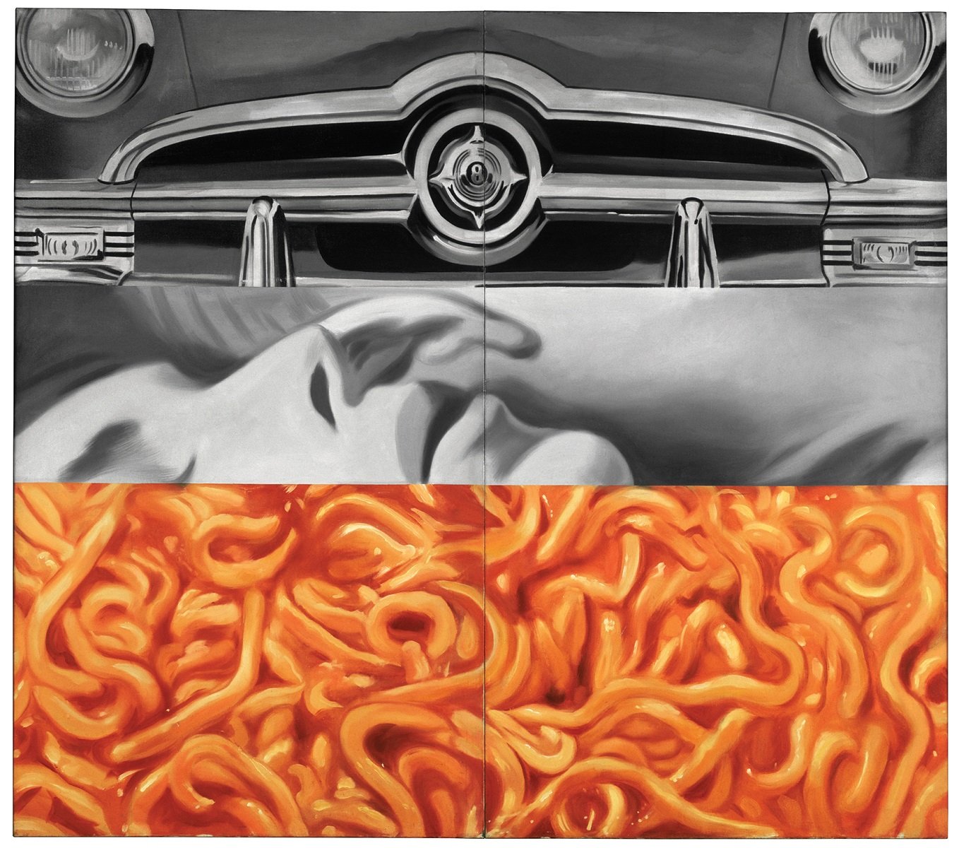 James Rosenquist, I Love You with My Ford, 1961