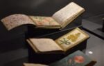 Libri di ricami a tema floreale dalla mostra Maria Sibylla Merian. Blumen, Raupen, Schmetterlinge a Norimberga, © Stadt Nürnberg / Stadtbibliothek im Bildungscampus Nürnberg