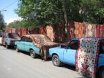 Lo street market di tappeti a Yerevan. Photo Claudia Zanfi