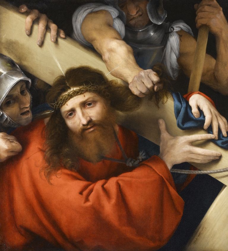 Lorenzo Lotto, Cristo portacroce, 1526. Olio su tela, cm 66 x 60. Parigi, Musée du Louvre